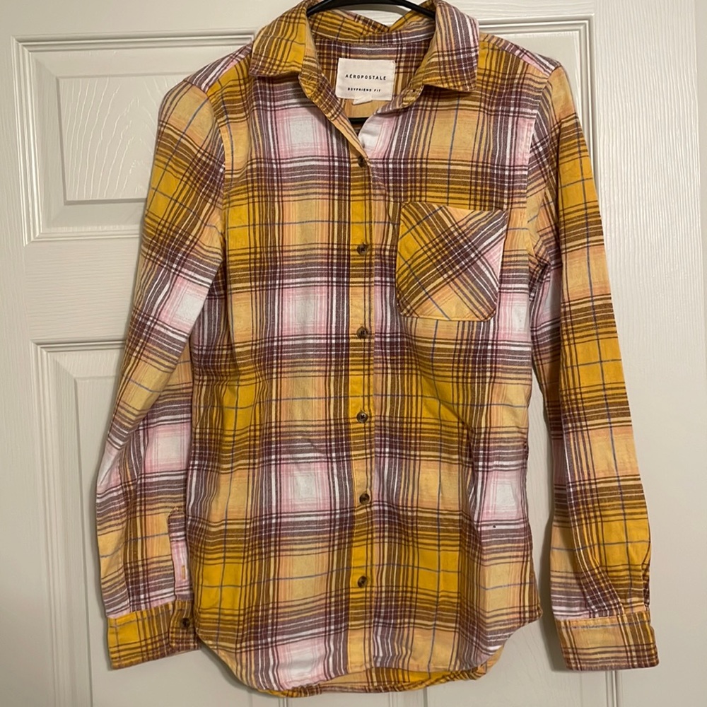 Aeropostale Boyfriend top Size XS